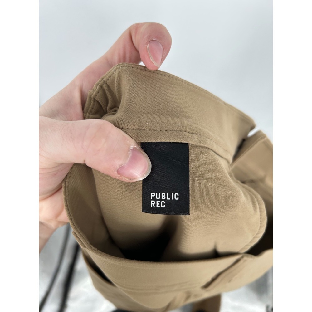 Public Rec Gamechanger Pants Mens Size 31x32 Khaki Chino Performance Tapered Fit - Picture 4 of 10
